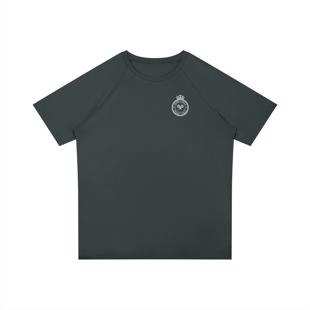 The Baseline Tee | White Logo | Padel y Pala