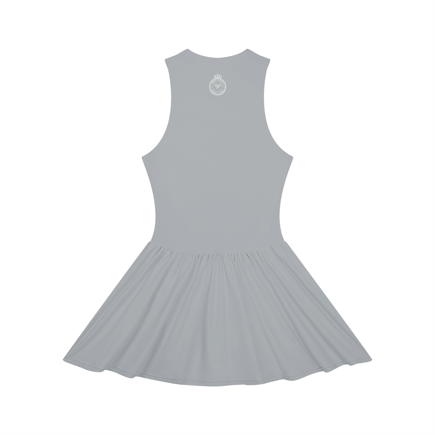 The Riviera Full-Zip Dress | White Logo | Padel y Pala