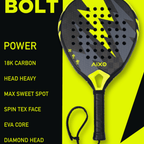 Aixo Insane Bolt Padel Racket 18k Carbon RL-B12 - Padel y Pala