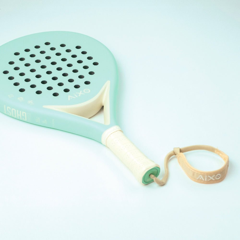 AIXO Pastel De Mint Padel Racket Full Carbon - Padel y Pala