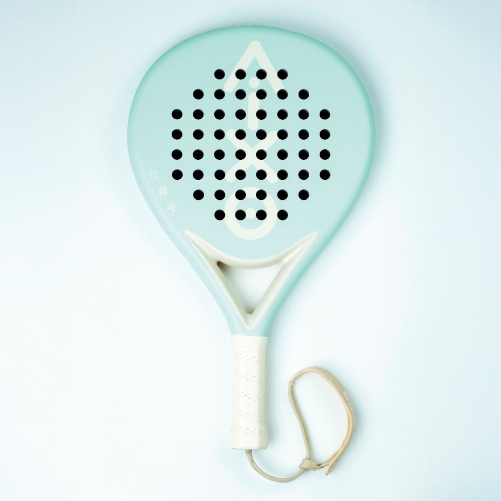 AIXO Pastel De Mint Padel Racket Full Carbon - Padel y Pala