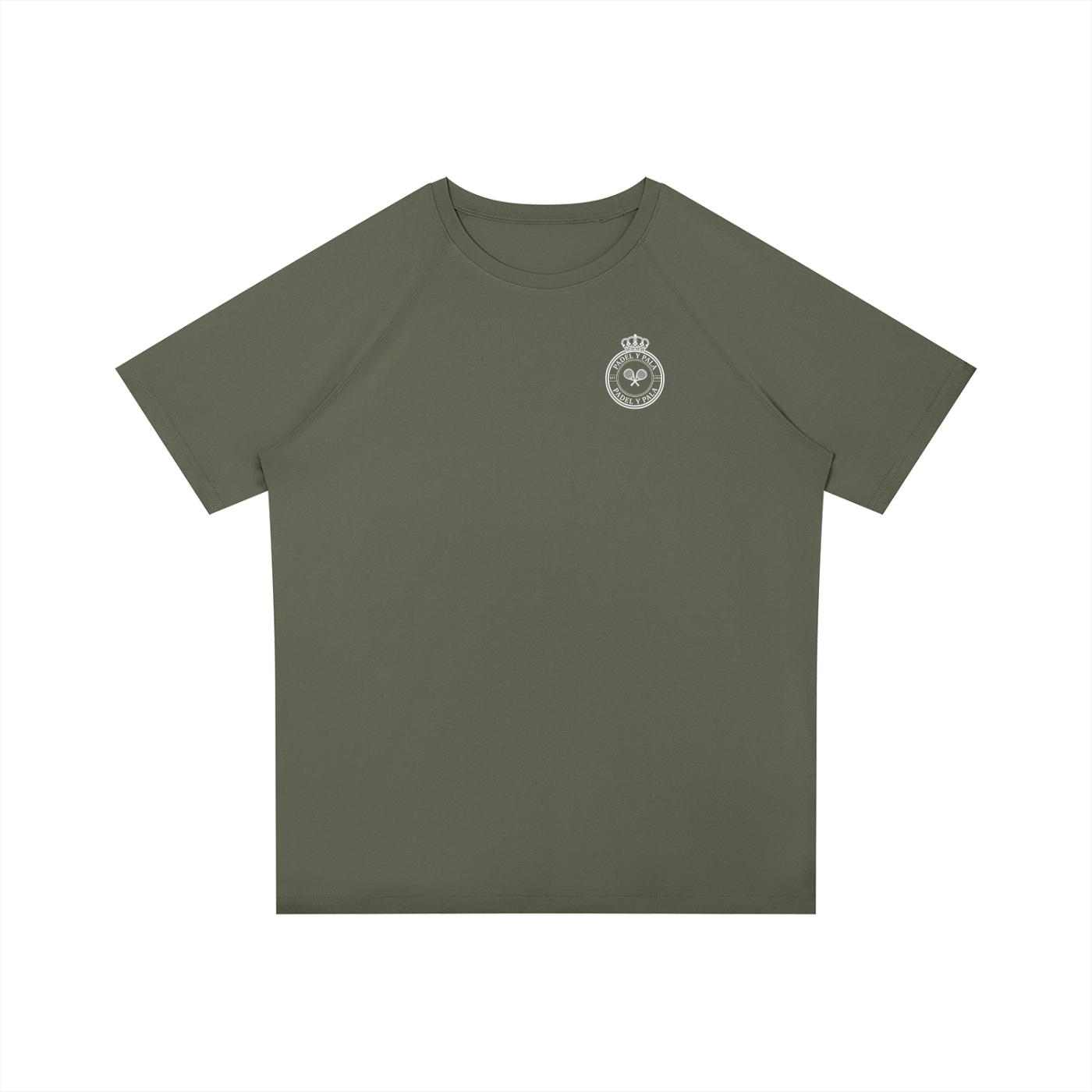 The Baseline Tee | White Logo | Padel y Pala