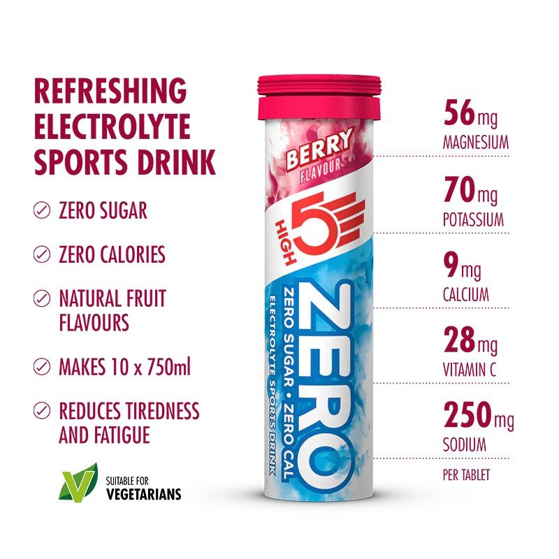 High Five ZERO Tablets electrolytes - Padel y Pala
