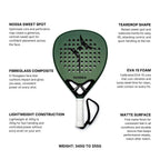 NOSSA BASE Padel Racket | Green or Blue - Padel y Pala
