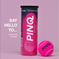 PINQ Pink Padel Balls | 1 Tube of 3 balls - Padel y Pala