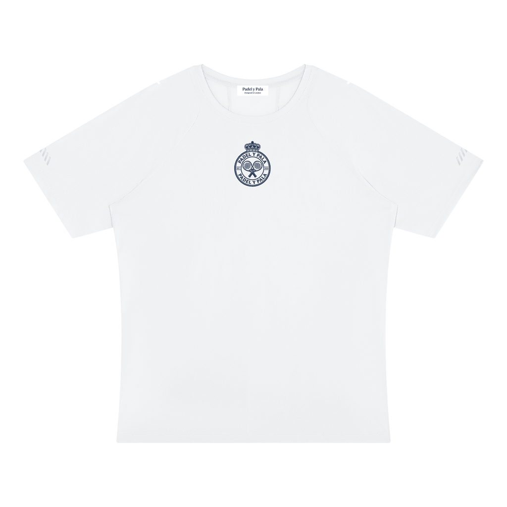 The Apex Motion Tee | Blue Logo | Padel Y Pala - Padel y Pala