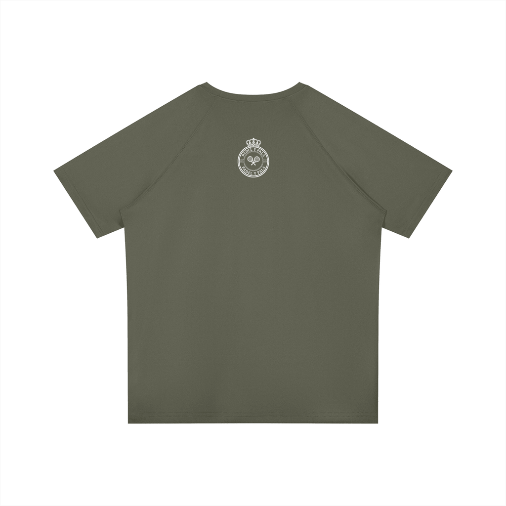 The Baseline Tee | White Logo | Padel y Pala - Padel y Pala