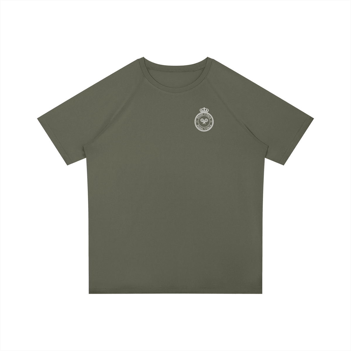 The Baseline Tee | White Logo | Padel y Pala - Padel y Pala