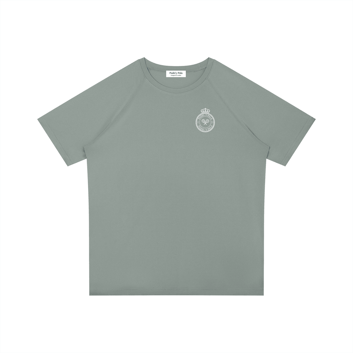 The Baseline Tee | White Logo | Padel y Pala - Padel y Pala
