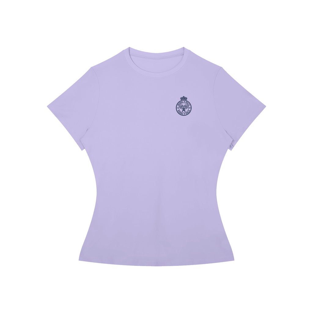 The Baseline Tee (Women's) | Blue Logo | Padel y Pala - Padel y Pala