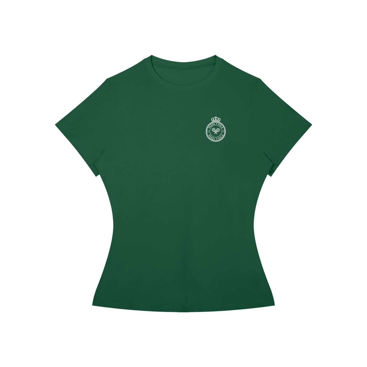 The Baseline Tee (Women's) | White Logo | Padel y Pala - Padel y Pala