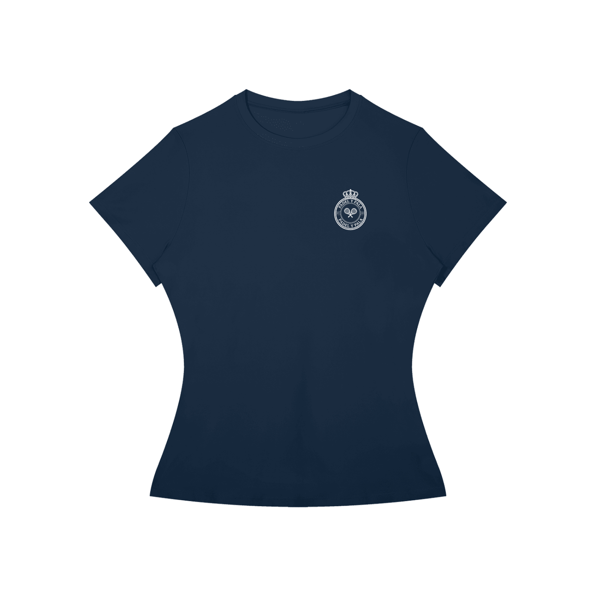 The Baseline Tee (Women's) | White Logo | Padel y Pala - Padel y Pala