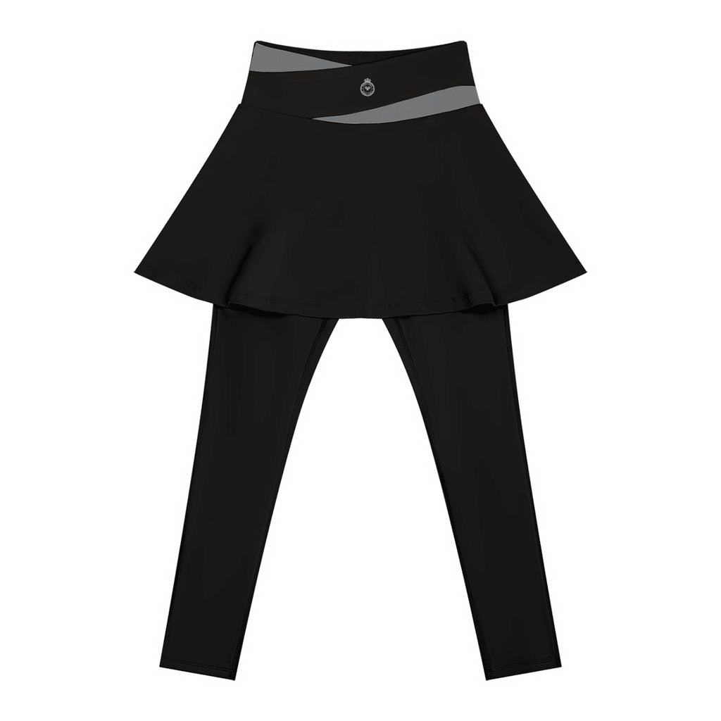 The Contour Coverage Legging | The Contour Collection | White Logo | Padel y Pala - Padel y Pala