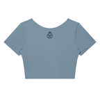 The Contour Crop Top | The Contour Collection | Blue Logo | Padel y Pala - Padel y Pala