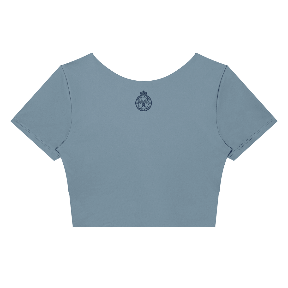 The Contour Crop Top | The Contour Collection | Blue Logo | Padel y Pala - Padel y Pala