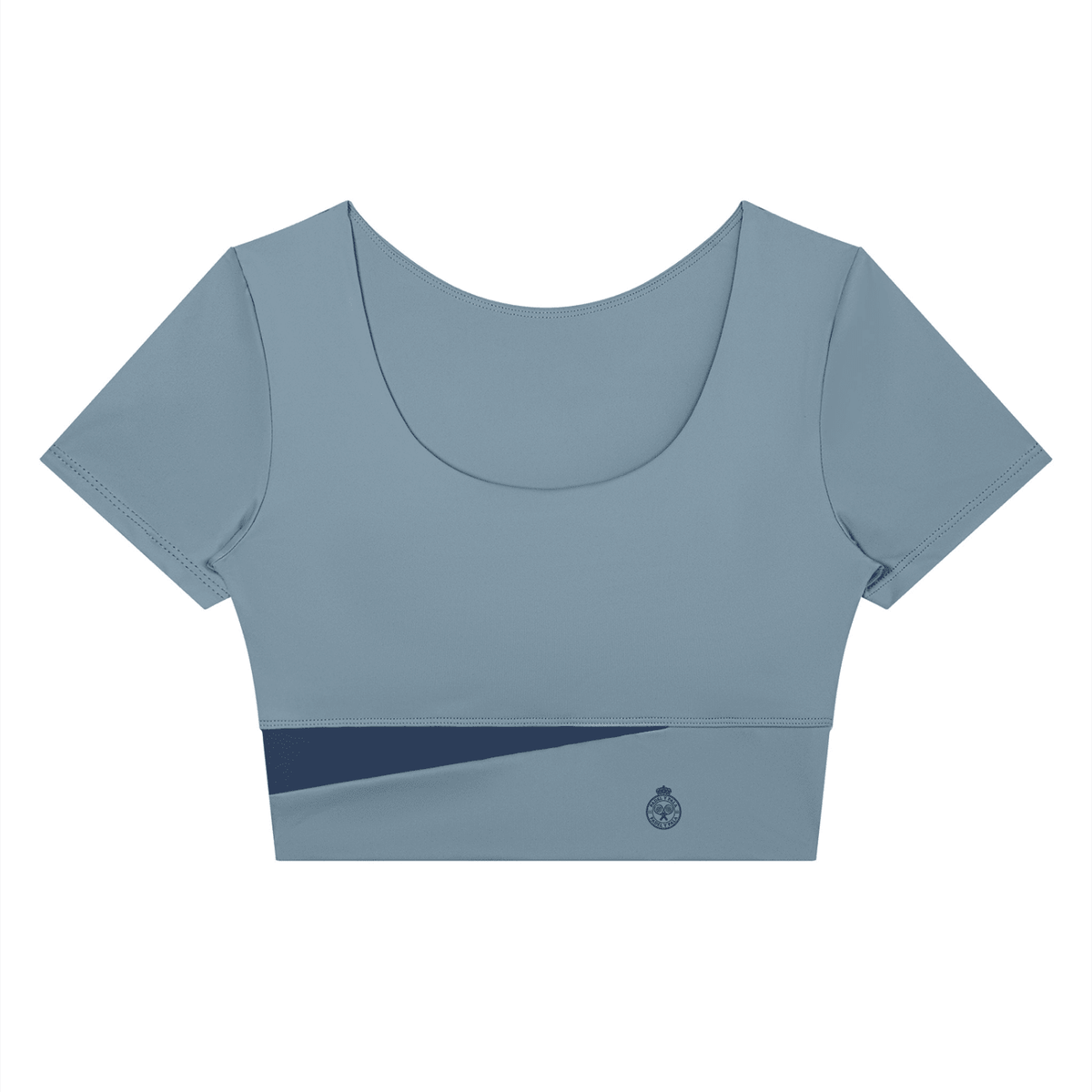 The Contour Crop Top | The Contour Collection | Blue Logo | Padel y Pala - Padel y Pala