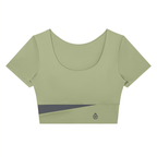 The Contour Crop Top | The Contour Collection | Blue Logo | Padel y Pala - Padel y Pala