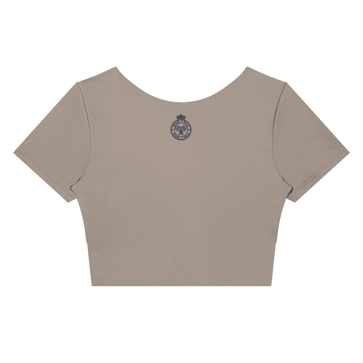 The Contour Crop Top | The Contour Collection | Blue Logo | Padel y Pala - Padel y Pala