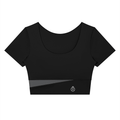 The Contour Crop Top | The Contour Collection | White Logo | Padel y Pala - Padel y Pala