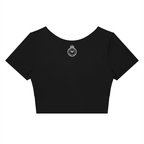 The Contour Crop Top | The Contour Collection | White Logo | Padel y Pala - Padel y Pala