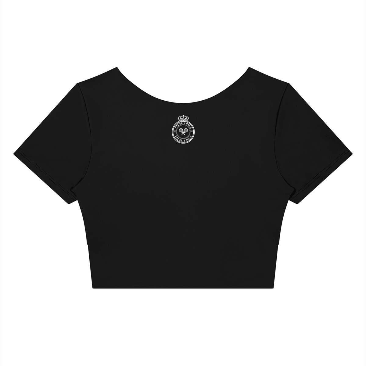 The Contour Crop Top | The Contour Collection | White Logo | Padel y Pala - Padel y Pala