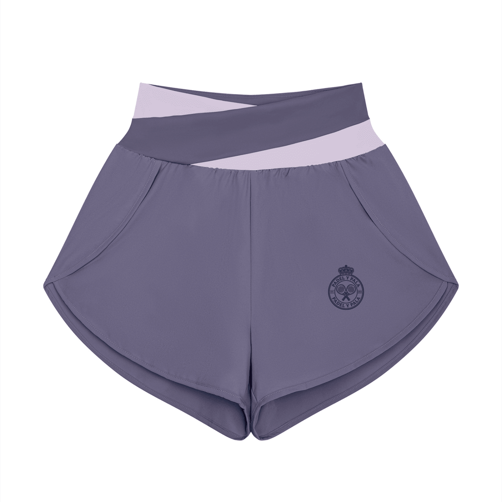 The Contour Crossover Short | The Contour Collection | Blue Logo | Padel y Pala - Padel y Pala