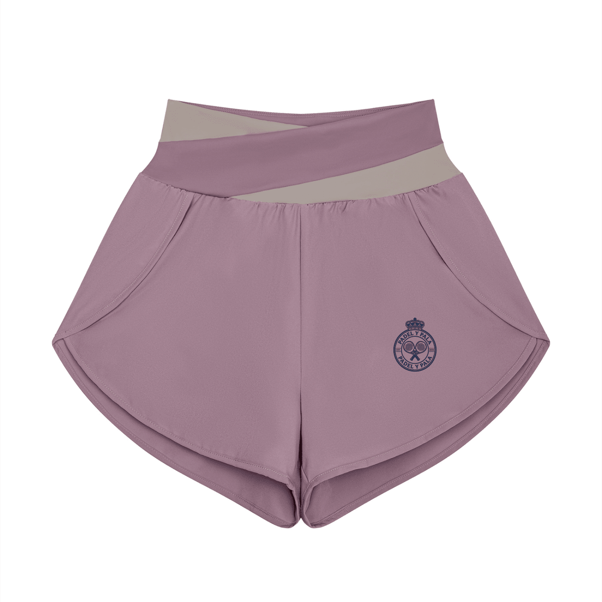 The Contour Crossover Short | The Contour Collection | Blue Logo | Padel y Pala - Padel y Pala