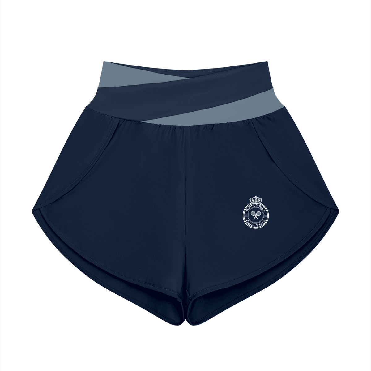 The Contour Crossover Short | The Contour Collection | White Logo | Padel y Pala - Padel y Pala