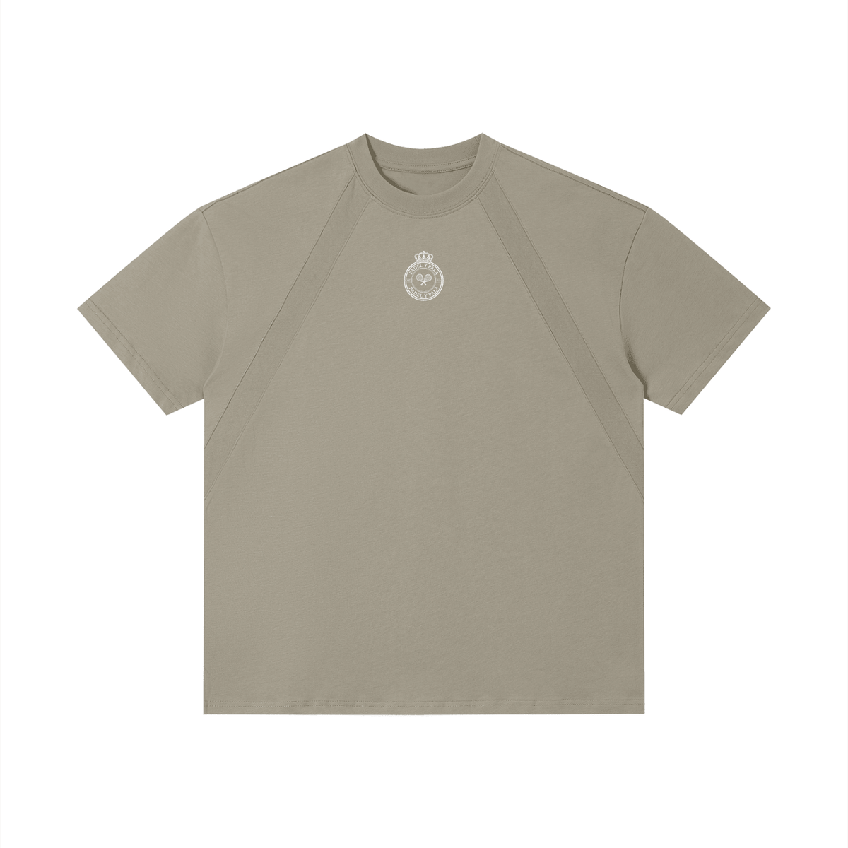 The Court Panel Tee | White Logo | Padel y Pala - Padel y Pala