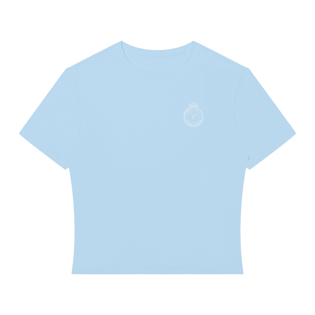 The Crop Shot | White Logo | Padel y Pala - Padel y Pala