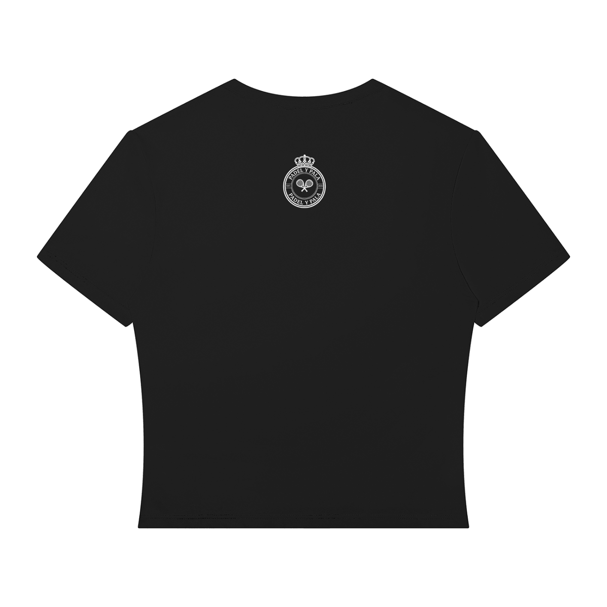 The Crop Shot | White Logo | Padel y Pala - Padel y Pala