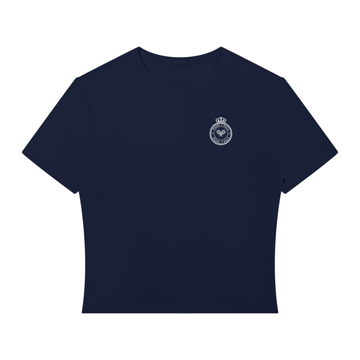 The Crop Shot | White Logo | Padel y Pala - Padel y Pala