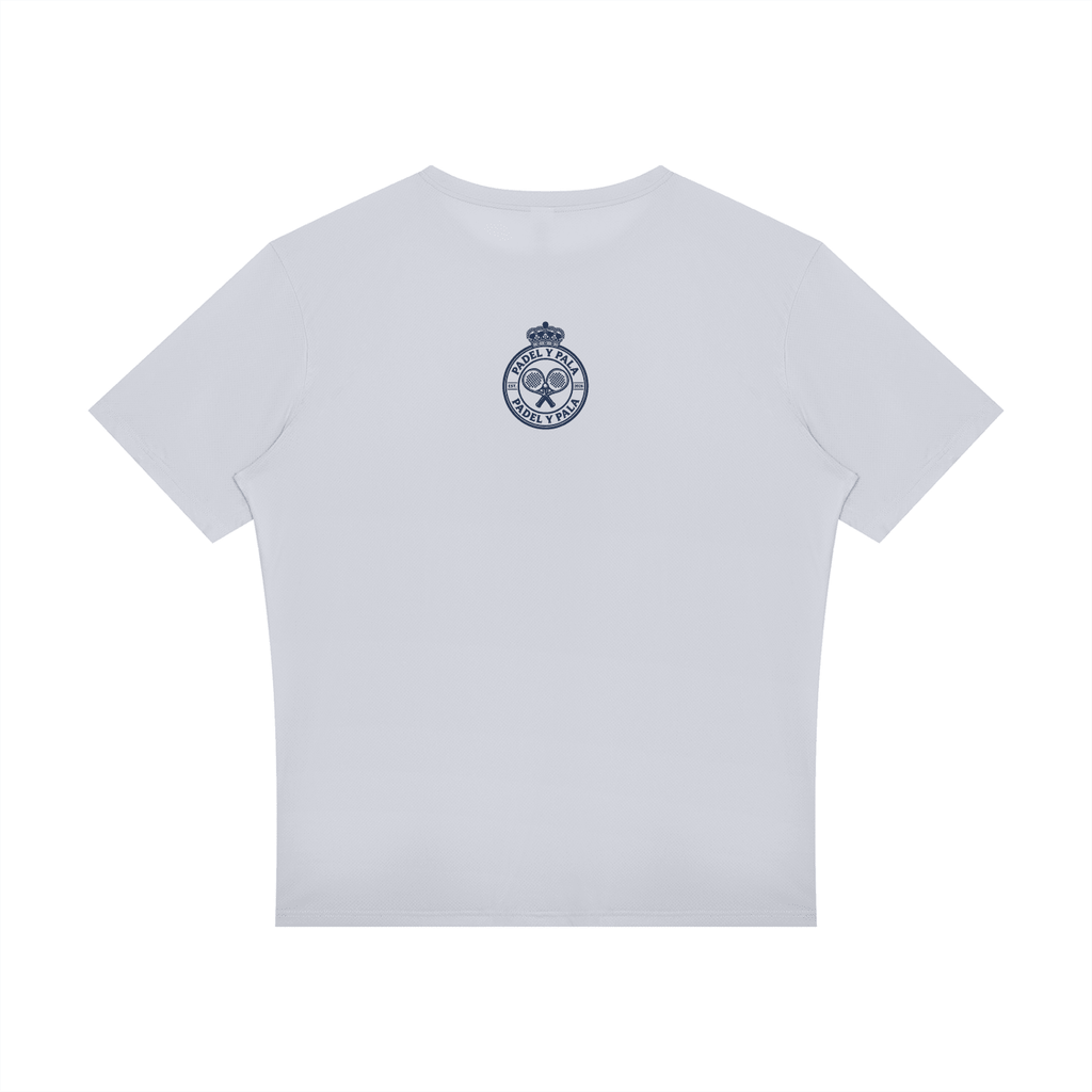 The Featherweight Motion Tee | Blue Logo | Padel Y Pala - Padel y Pala