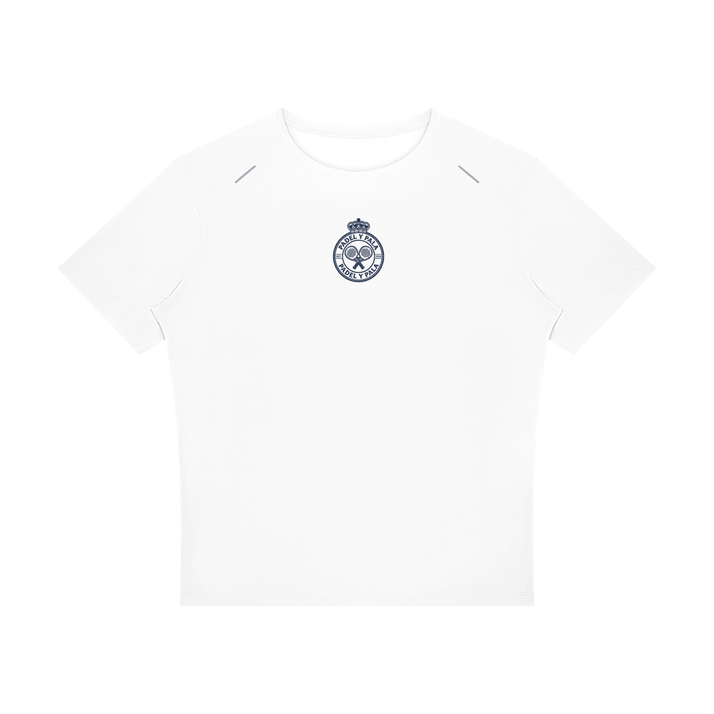 The Featherweight Motion Tee | Blue Logo | Padel Y Pala - Padel y Pala