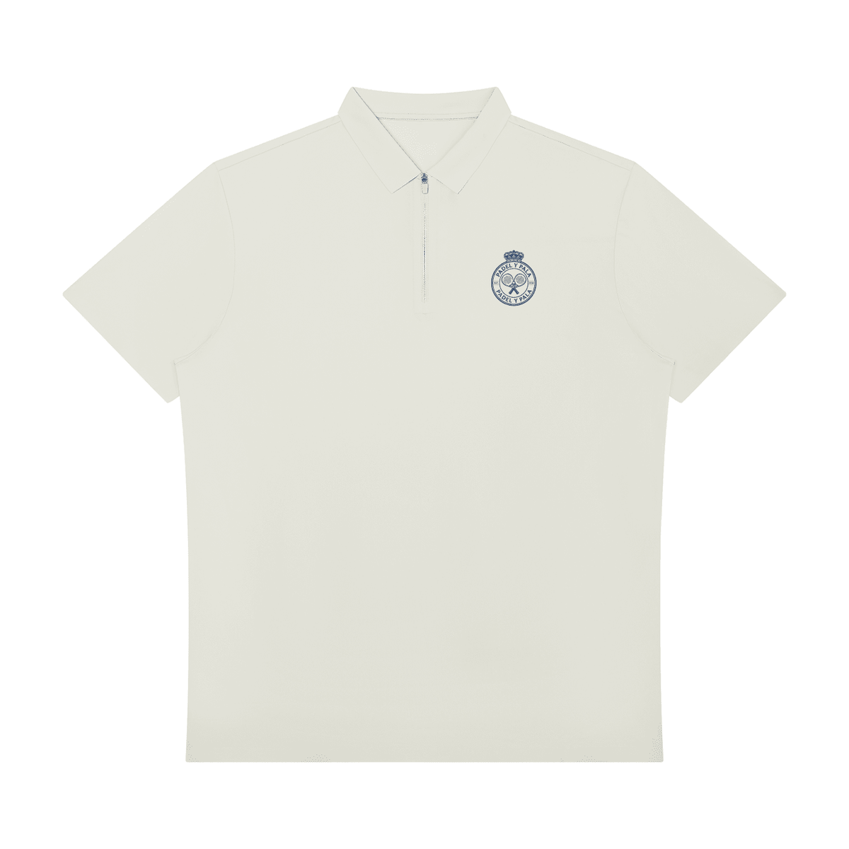 The Match-Day Quarter-Zip Polo | Blue Logo | Padel y Pala - Padel y Pala