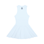 The Riviera Full-Zip Dress | Blue Logo | Padel y Pala - Padel y Pala