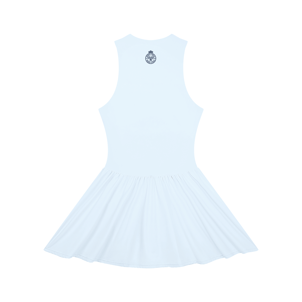The Riviera Full-Zip Dress | Blue Logo | Padel y Pala - Padel y Pala