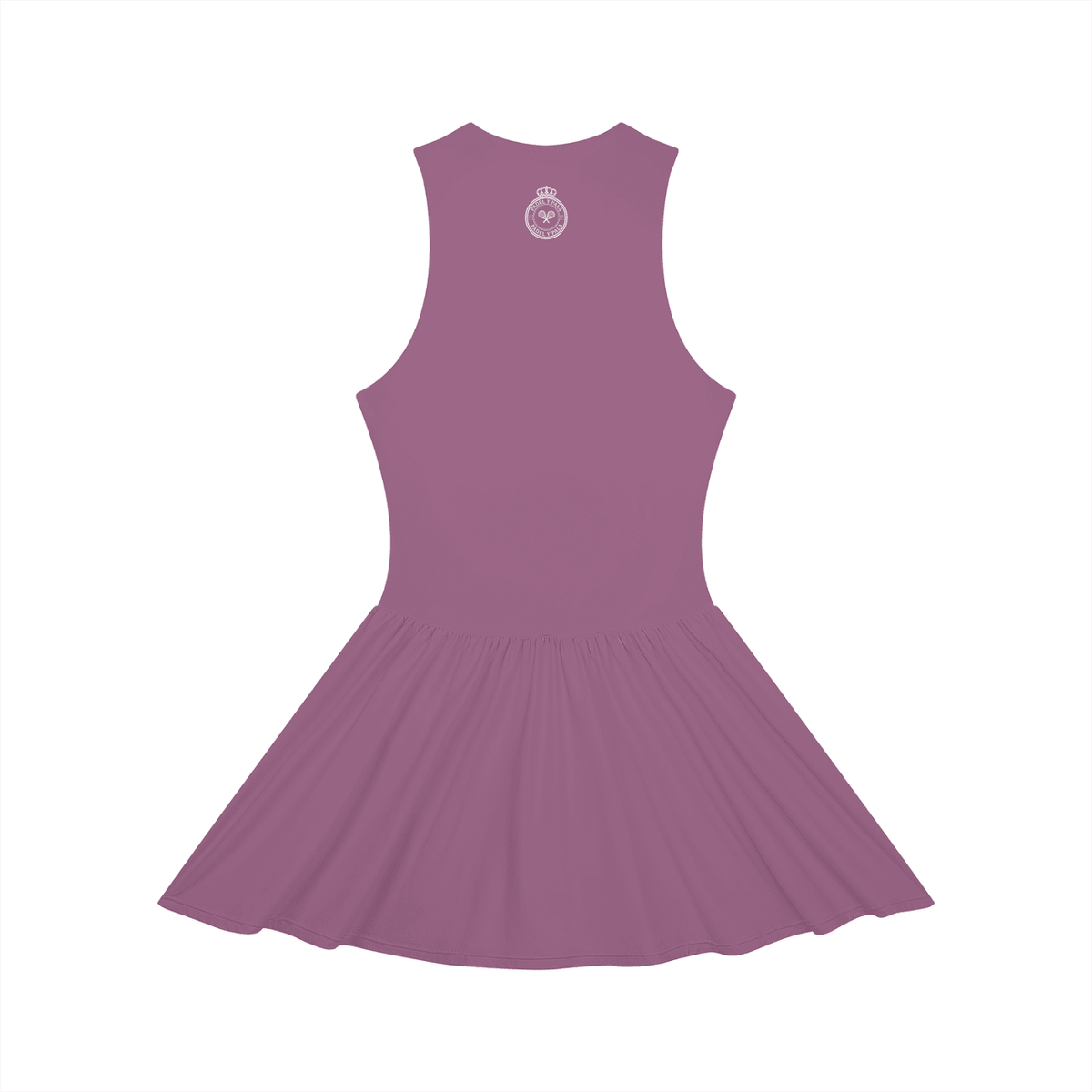 The Riviera Full-Zip Dress | White Logo | Padel y Pala - Padel y Pala